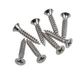 GlideRite 4 in. Polished Chrome Steel Door Hinge, 5/8 in. Corner Radius with Screws (12-Pack)