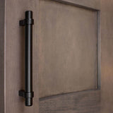 GlideRite 5 in. Matte Black Euro Style Solid Cabinet Drawer Bar Pulls (10-Pack)