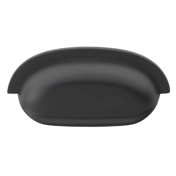 GlideRite 2-1/2 in. Center-to-Center Matte Black Classic Bin Cabinet Pulls (10-Pack)