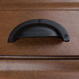GlideRite 2-1/2 in. Center-to-Center Matte Black Bin Cabinet Pull (10-Pack)