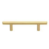 GlideRite 5 in. Center-to-Center Satin Gold Solid Steel Bar Cabinet Drawer Pulls, 10-Pack