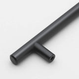 GlideRite 2-1/2 in. Matte Black Solid Steel Drawer Bar Pulls, 10-Pack