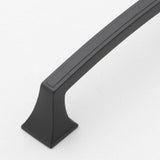 GlideRite 3-3/4 in. Matte Black Deco Base Cabinet Drawer Pulls (10-Pack)
