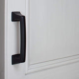GlideRite 3 in. Matte Black Deco Base Cabinet Drawer Pulls (10-Pack)