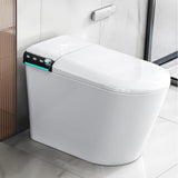 CATALINA 1.28 GPF Smart Bidet Toilet in Gloss White with Heated Seat & Air Dryer