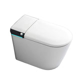 CATALINA 1.28 GPF Smart Bidet Toilet in Gloss White with Heated Seat & Air Dryer