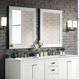 James Martin Vanities Addison 36" x 39" Glossy White Bathroom Vanity Mirror