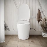 Streamline LT-571 Tankless Elongated Smart Bidet Toilet with Heated Seat and Auto Flush