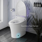 Streamline Tankless Elongated Smart Bidet Toilet with Auto Flush & Heated Seat