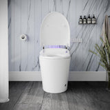 Streamline Tankless Elongated Smart Bidet Toilet with Auto Flush & Heated Seat