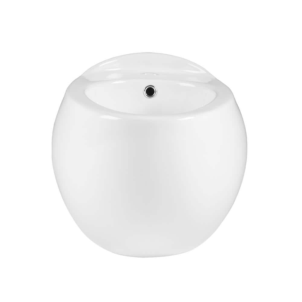 Swiss Madison Plaisir Wall-Hung Elongated Bidet Bowl in Glossy White