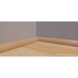 DuraDecor Classy Chic Go-Getter Mocha 0.75 in. T x 0.75 in. W x 94 in. L Quarter Round Molding