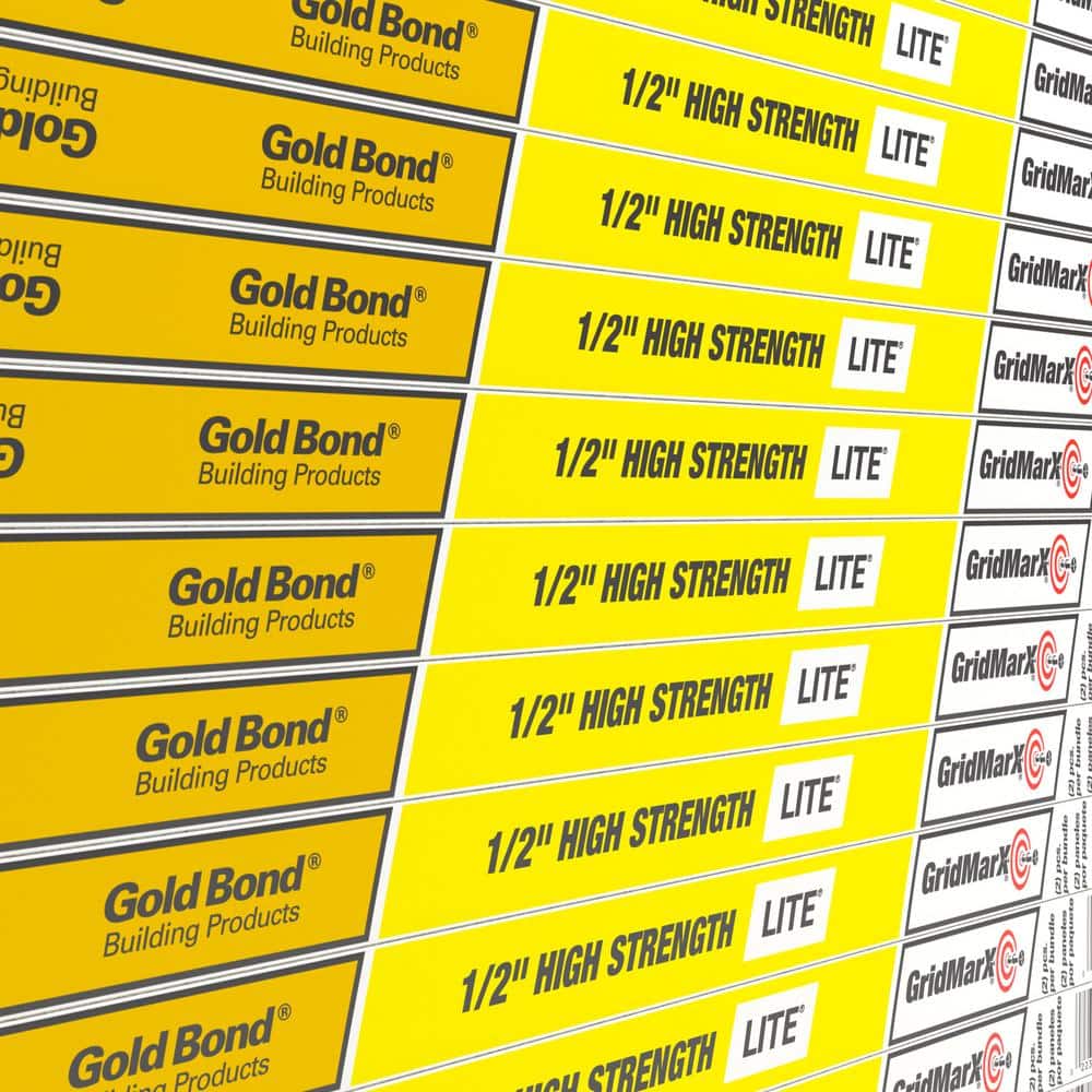 Gold Bond High Strength Lite 1/2 in. x 4 ft. x 12 ft. Lightweight Drywall Sheet