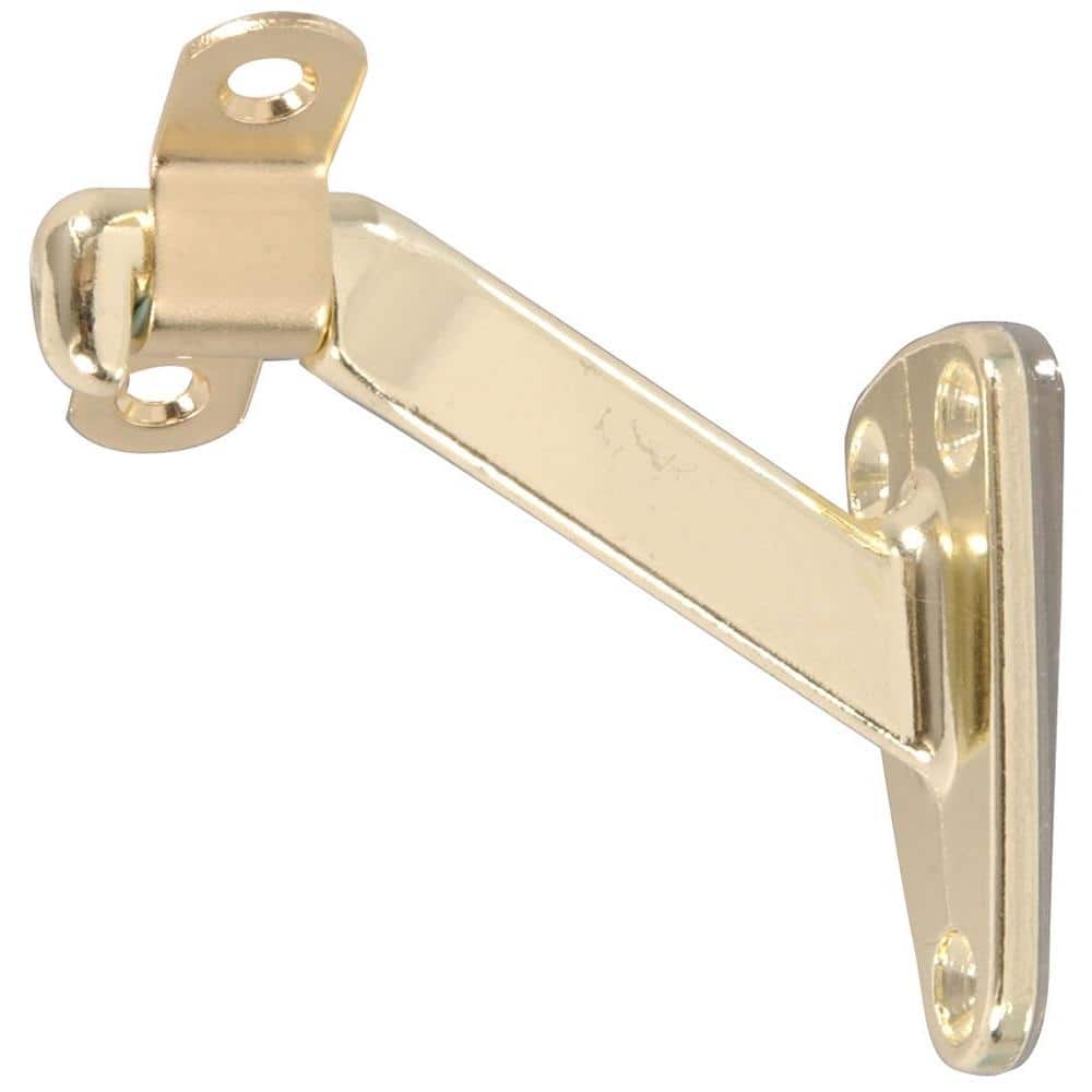 Brass Finish Heavy Duty Handrail Bracket (5-Pack)