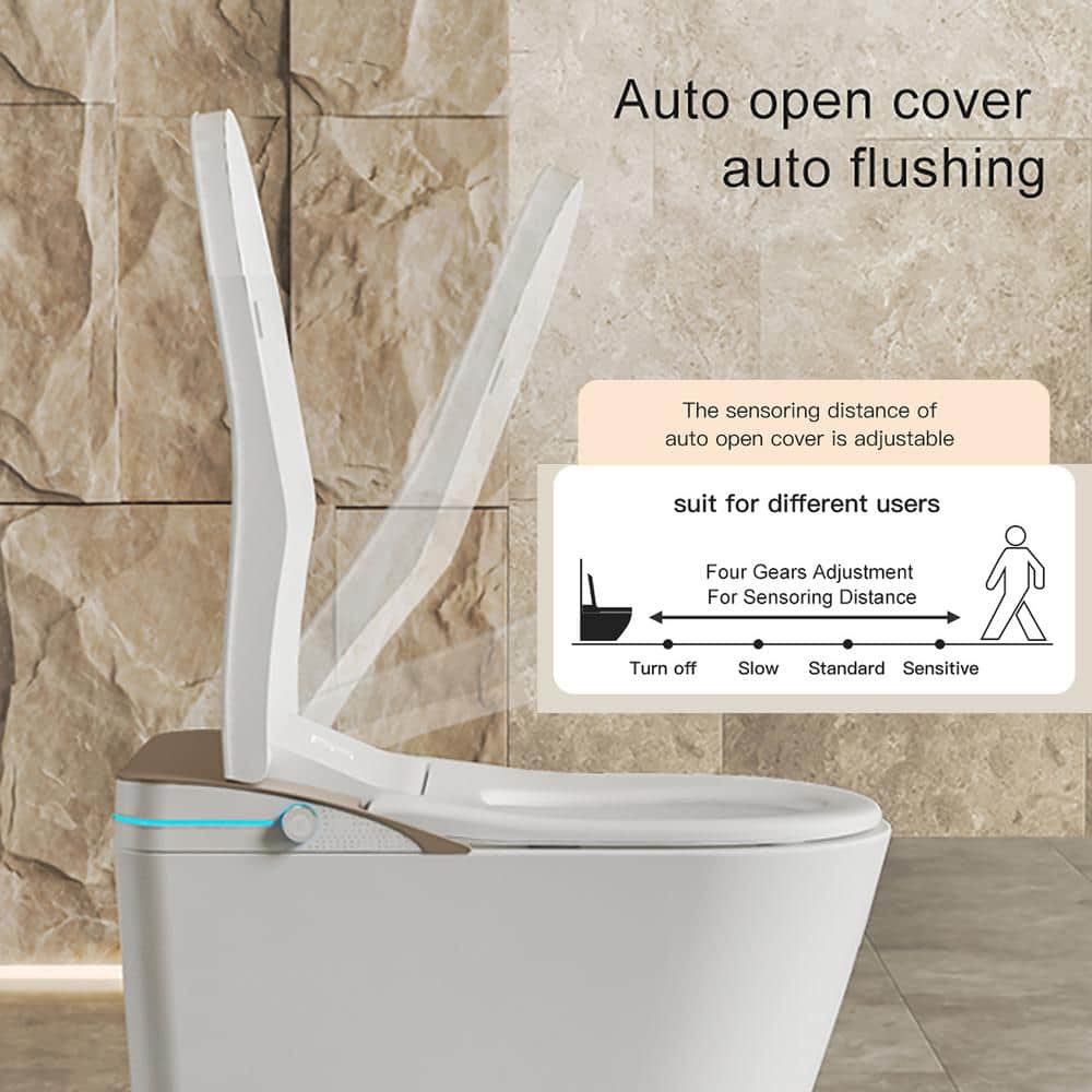 Yulika Smart Bidet Toilet with Heated Seat and LED Display - DJ-K1