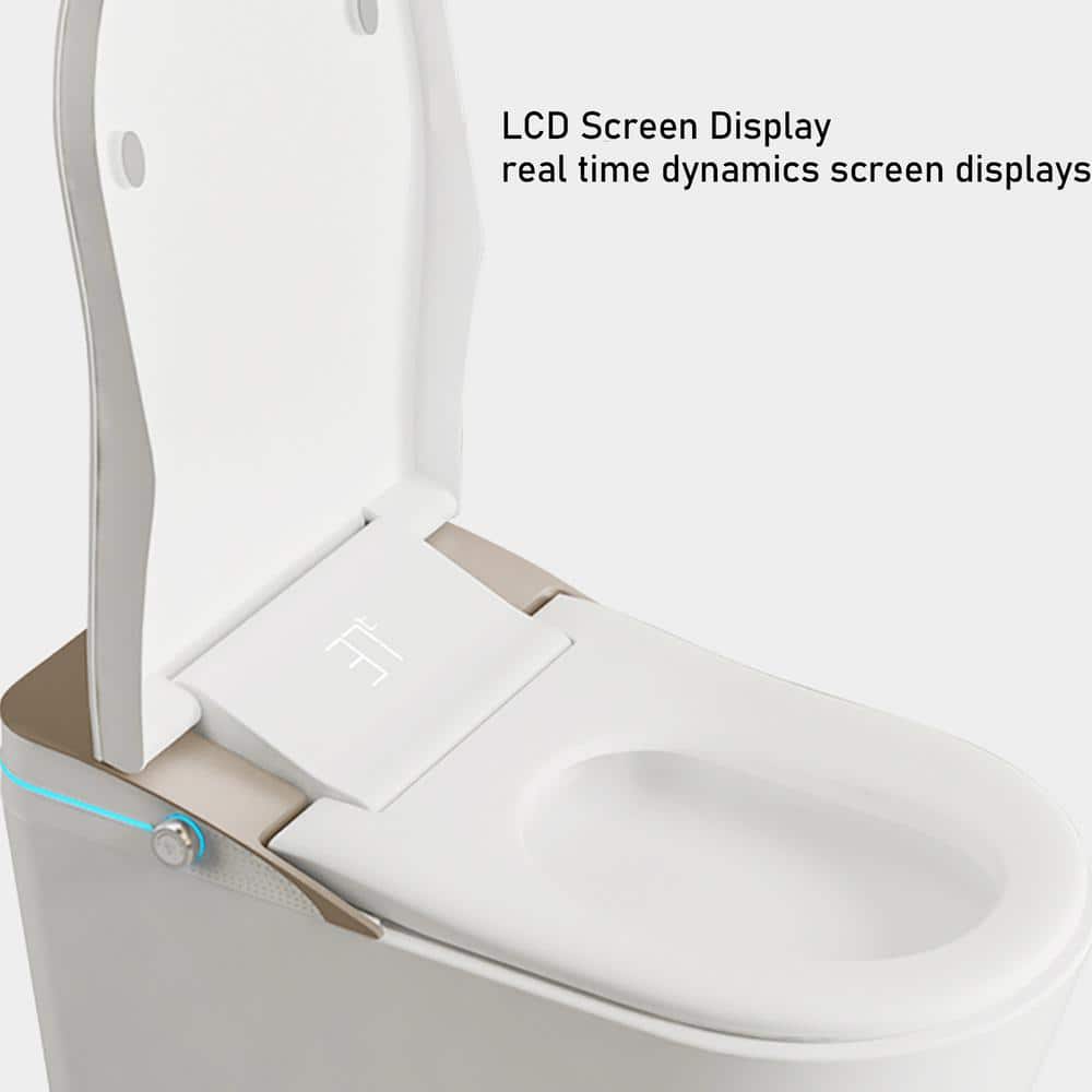 Yulika Smart Bidet Toilet with Heated Seat and LED Display - DJ-K1