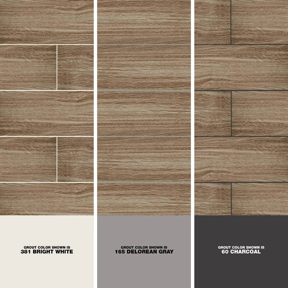 Trace Meadow Golden Brown 6 in. x 36 in. Glazed Porcelain Floor and Wall Tile (348 sq. ft./Pallet)