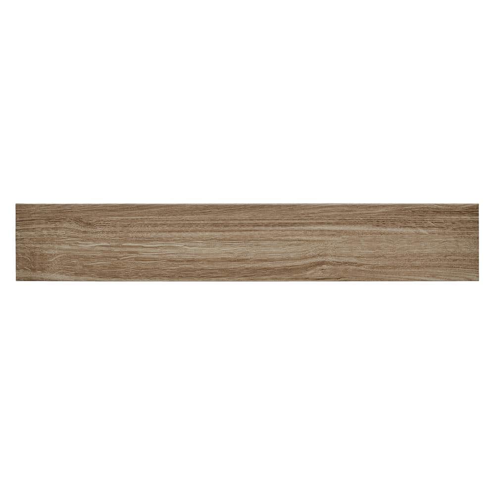 Trace Meadow Golden Brown 6 in. x 36 in. Glazed Porcelain Floor and Wall Tile (348 sq. ft./Pallet)