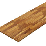 Interbuild 6 ft. L x 25.5 in. D, Acacia Butcher Block Standard Countertop in Golden Teak with Square Edge