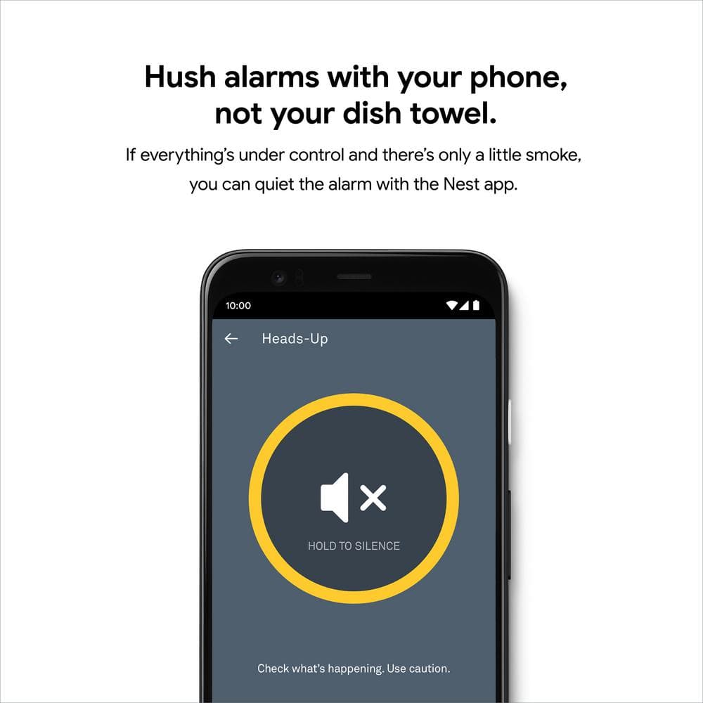 Google Nest Protect - Smoke Alarm and Carbon Monoxide Detector - Battery Operated