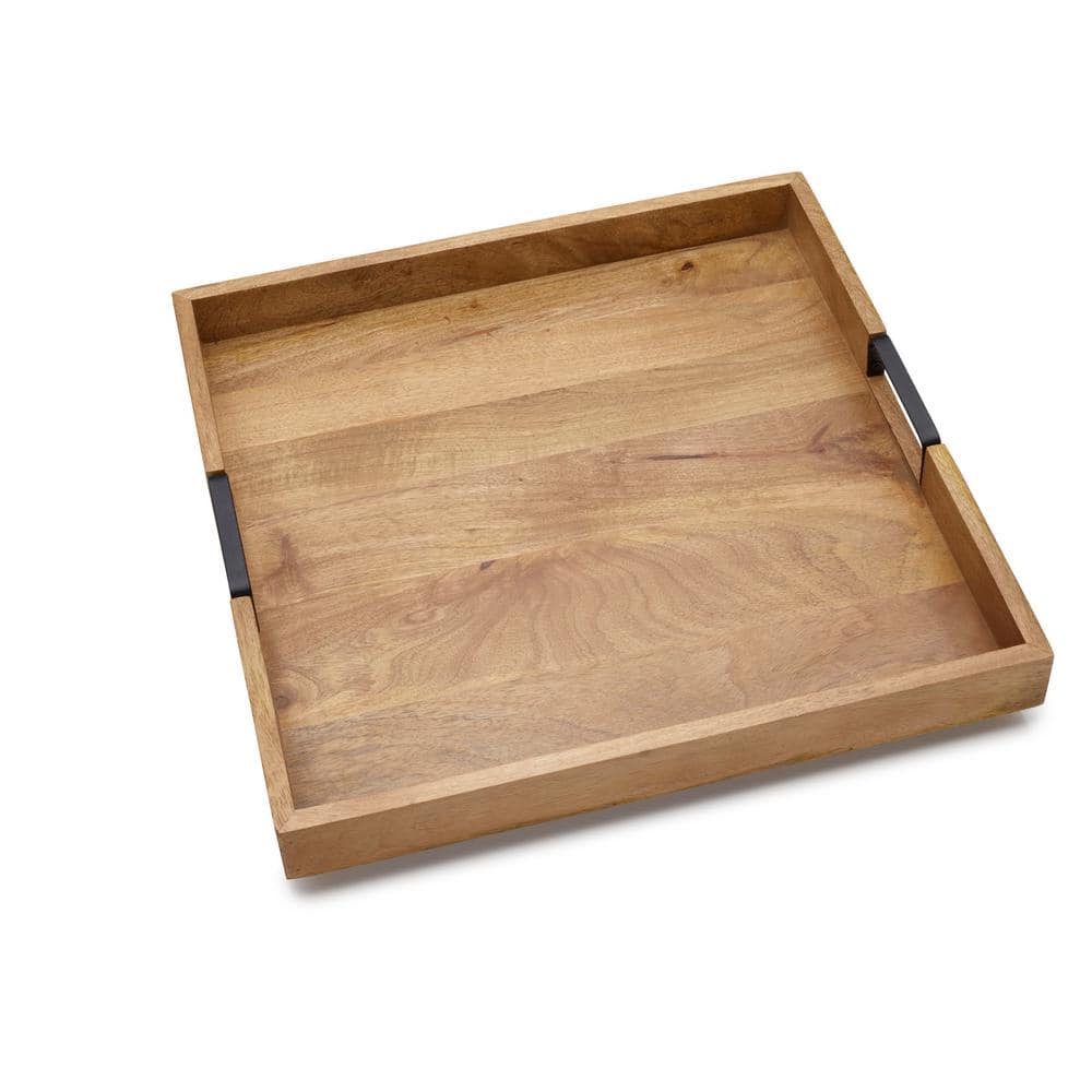 Gourmet Basics by Mikasa 18 in. Square Lazy Susan Serving Tray