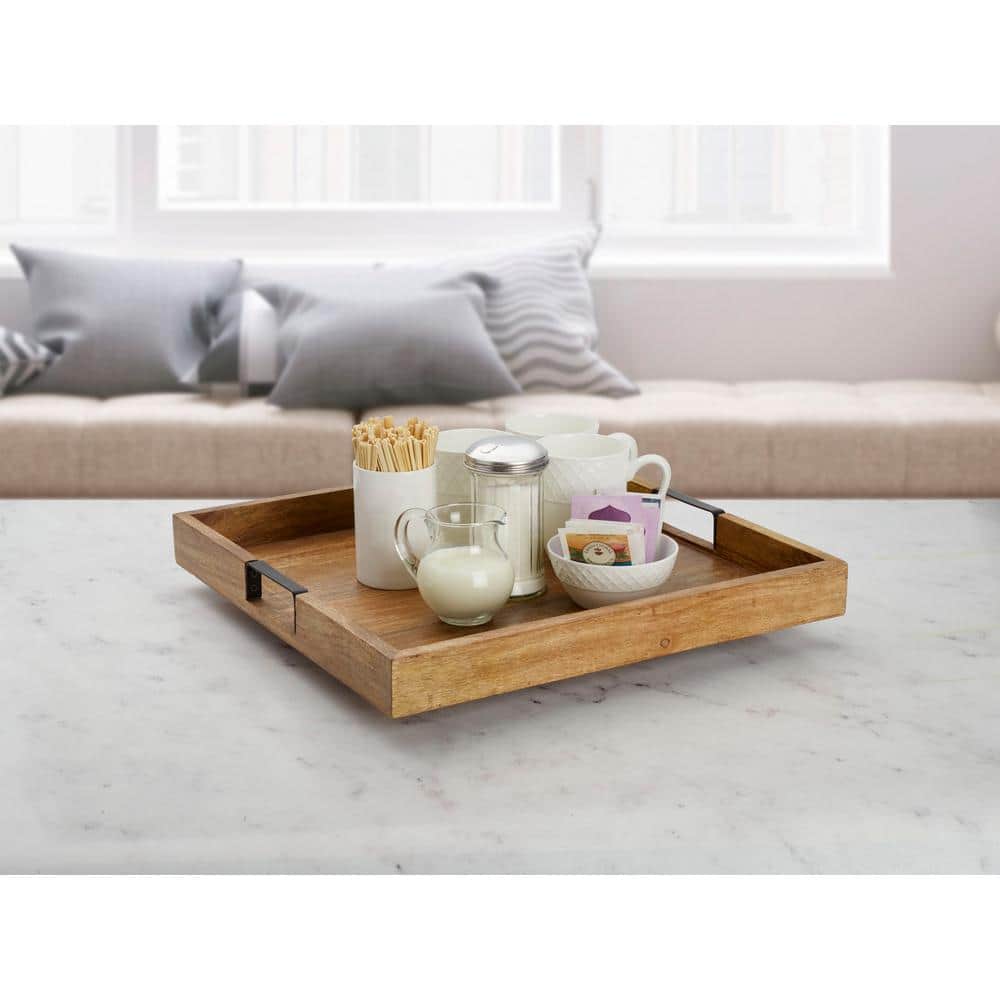 Gourmet Basics by Mikasa 18 in. Square Lazy Susan Serving Tray