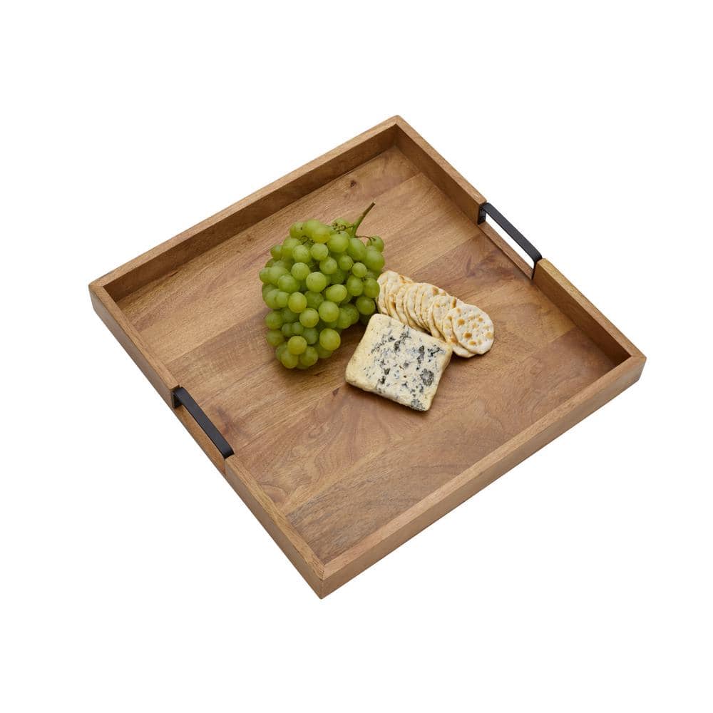 Gourmet Basics by Mikasa 18 in. Square Lazy Susan Serving Tray