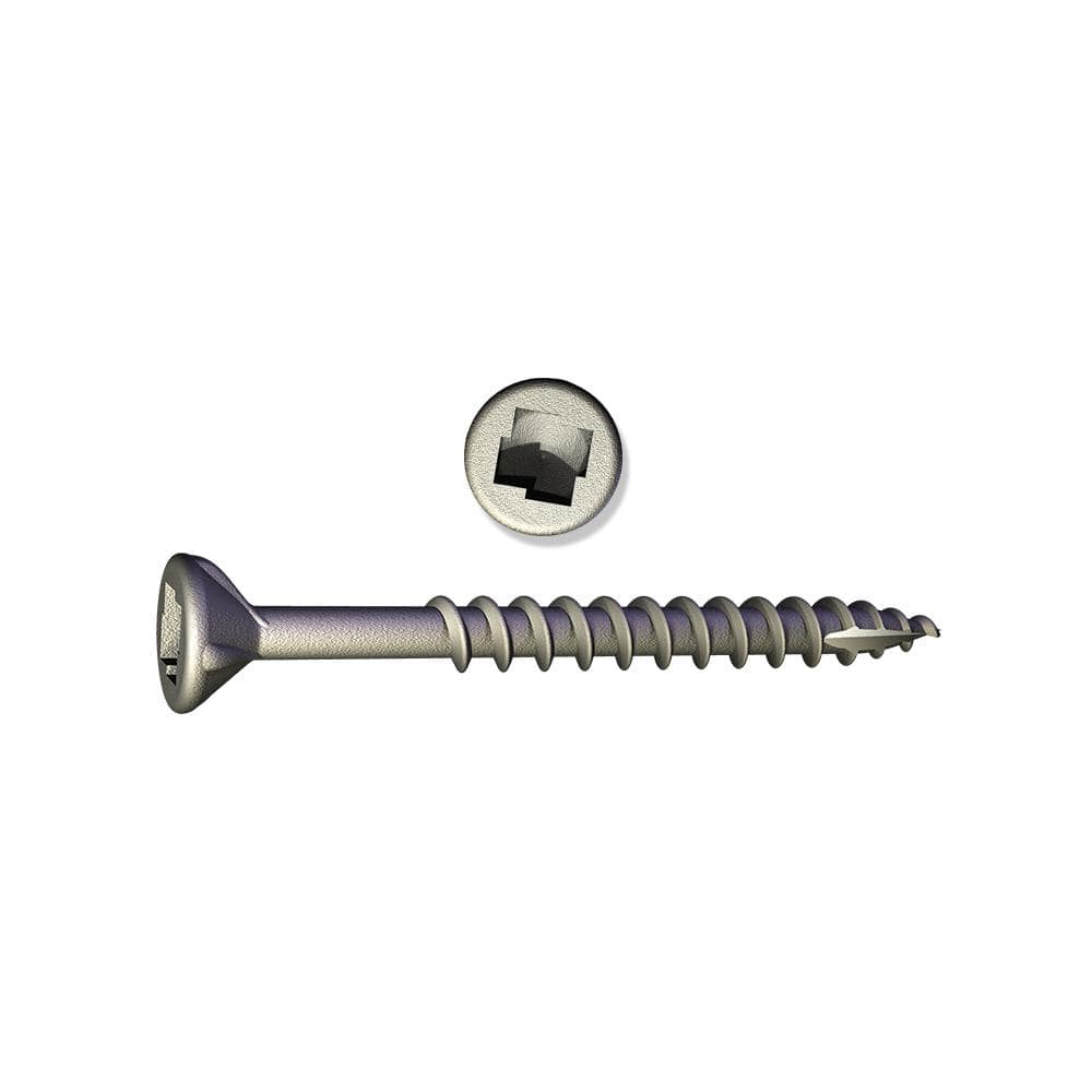 Grabber #8 x 2 in. Lox Flat-Head Wood Deck Screws (25-Pack)