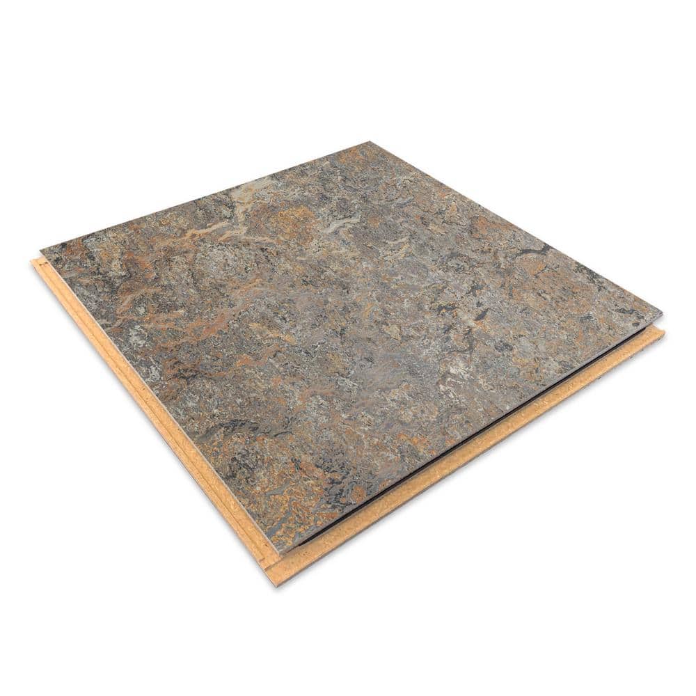 Marmoleum Cinch Loc Seal Granada 9.8 mm Thick x 11.81 in. Wide X 11.81 in. Length Laminate Floor Tile (6.78 sq. ft/Case)