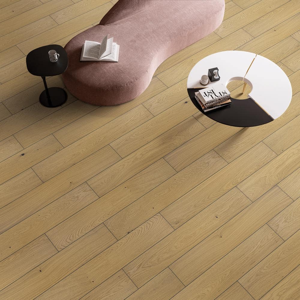 MSI Grant Manor White Oak 3/8 in. T x 7 in. W Tongue and Groove Engineered Hardwood Flooring (23.37 sq. ft./case)