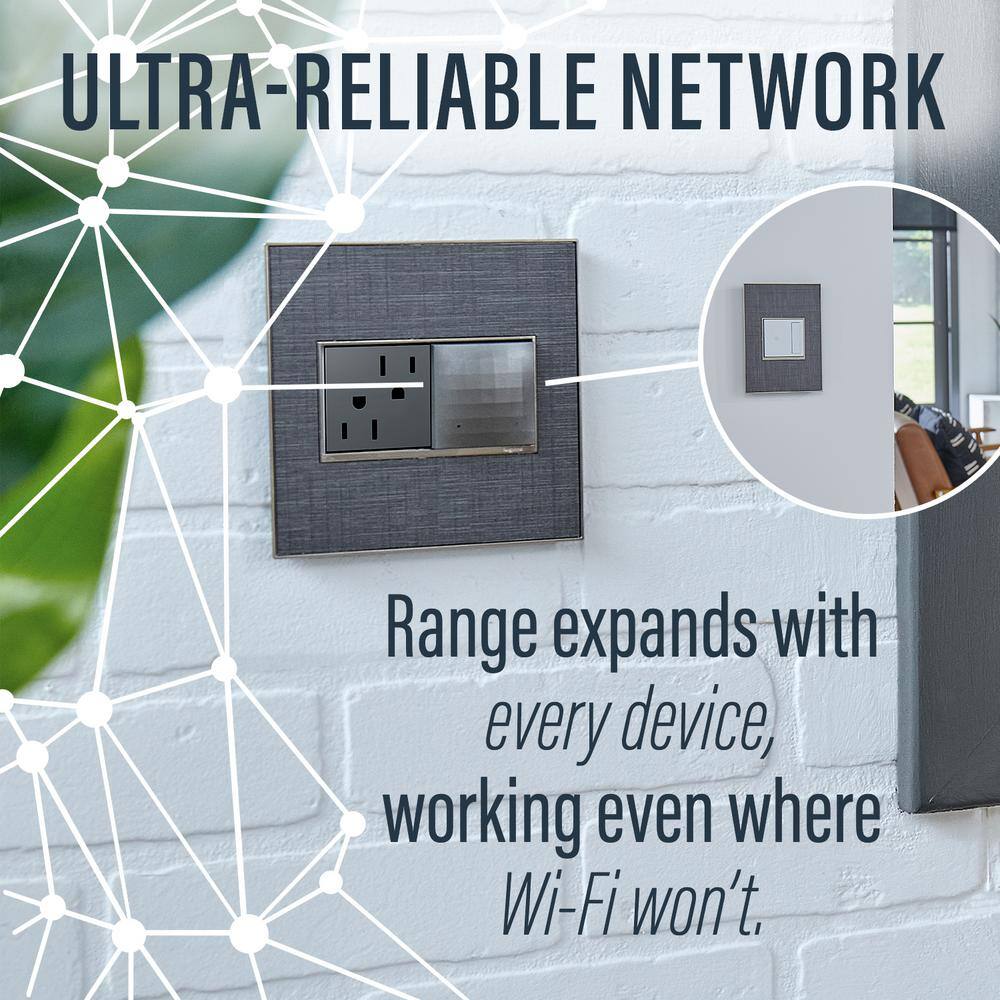 Legrand adorne with Netatmo Surface Mount Smart Gateway Hub, Graphite