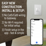Legrand adorne with Netatmo Surface Mount Smart Gateway Hub, Graphite