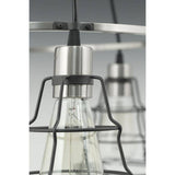 Progress Lighting Gauge Collection 3-light Graphite Chandelier