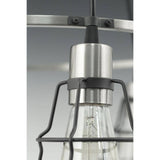 Progress Lighting Gauge Collection 3-light Graphite Chandelier