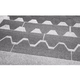 ALEKO Gray Weather-Resistant Bitumen Roof Shingle for 93x72x75 Barrel Saunas