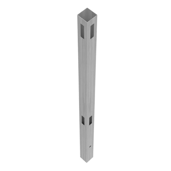Barrette Outdoor Living Linden 5x5 Vinyl Fence Corner Post in Driftwood Gray - 108 in.