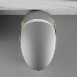 Unbranded Oblong Smart Toilet Bidet in Gray with Advanced Features