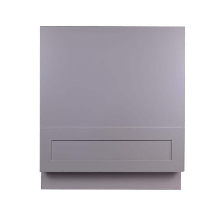 Bremen Cabinetry Bremen 30 in. W x 24 in. D x 34.5 in. H Gray Plywood Assembled Microwave Base Kitchen Cabinet with Soft Close