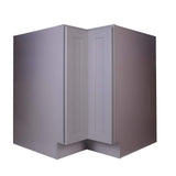 Bremen Cabinetry Bremen 33 in. W x 24 in. D x 34.5 in. H Gray Plywood Assembled Lazy Susan Base Kitchen Cabinet with Soft Close
