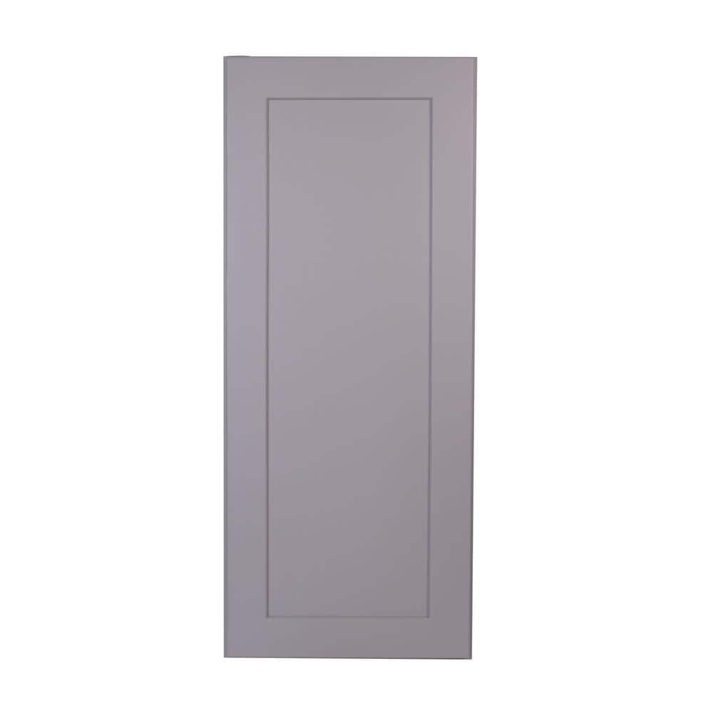 Bremen Cabinetry Bremen 21 in. W x 12 in. D x 36 in. H Gray Plywood Assembled Wall Kitchen Cabinet with Soft-Close
