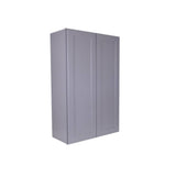 Bremen Cabinetry Bremen 36 in. W x 12 in. D x 42 in. H Gray Plywood Assembled Wall Kitchen Cabinet with Soft-Close