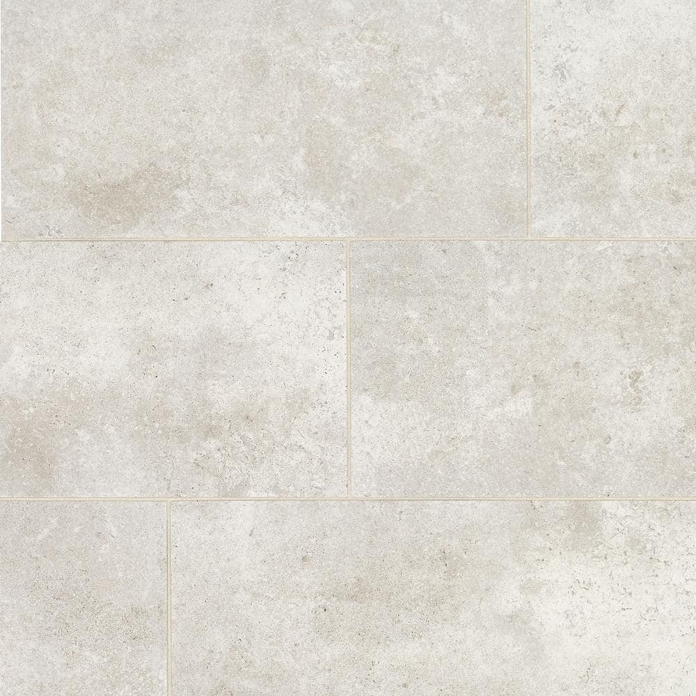 Daltile Roswell 12 in. x 24 in. Gray Glazed Porcelain Floor and Wall Tile (15.6 sq. ft. / Case)