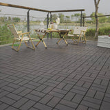 1 ft. x 1 ft. Outdoor Square Waterproof Deck Tile in Gray, All Weather Use ( 44 Per Case)