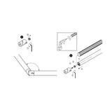 Dolle Prova PA6 Powder Coated Steel Handrail Elbow