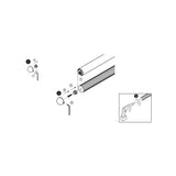 Dolle Prova PA7 Powder Coated Steel Handrail End Cap
