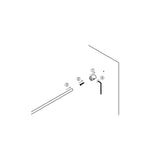 Dolle Prova PA11a Powder Coated Metal Wall Termination
