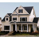 James Hardie 5/16 in. x 8-1/4 in. x 12 ft. HardiePlank Smooth Lap Siding, HZ10, Pearl Grey