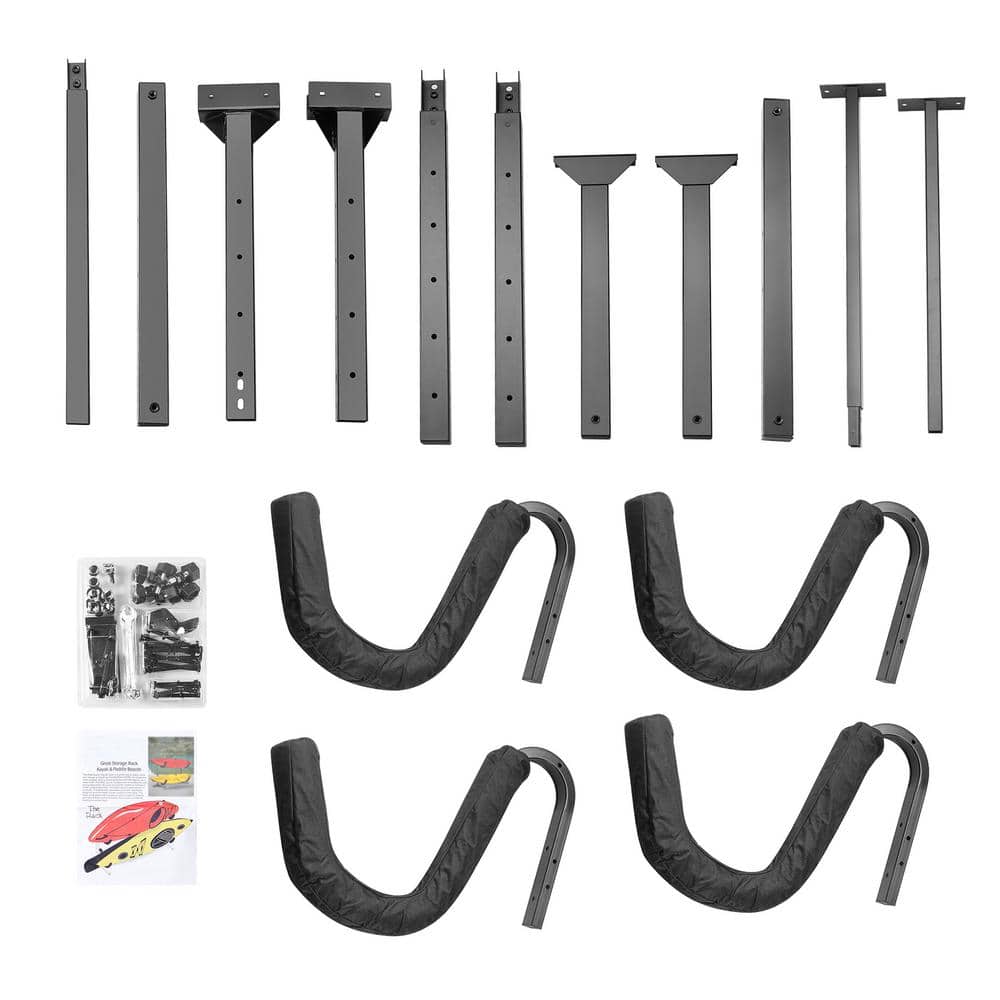 Black 2- Kayak Freestanding Storage Rack