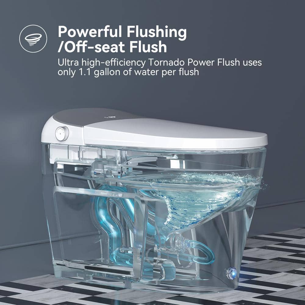 HOROW T03 Tankless Smart Toilet Bidet with Auto Features & UV Sterilization
