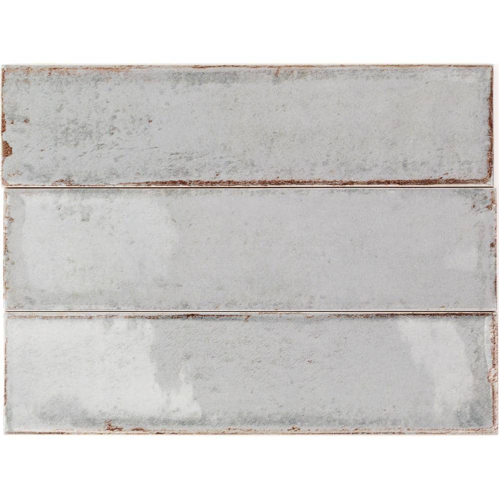 Ivy Hill Tile Moze Gray 3 in. x 12 in. 9 mm Ceramic Wall Tile, 22-Piece Box (5.38 sq. ft.)
